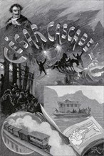 Jules Verne, "César Cascabel", frontispice