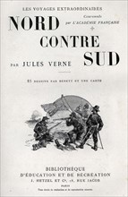 Jules Verne, "Nord contre sud", page de garde