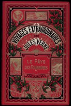 Jules Verne, "Le Pays des fourrures", couverture