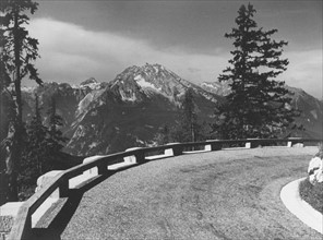 Le Nid d'Aigle (Berghof), résidence d'Adolf Hitler à Berchtesgaden : route d'accès.