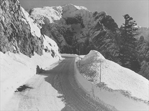 Access road to Eagle's Nest, Adolf Hitler's retreat at Berchtesgaden: access road.