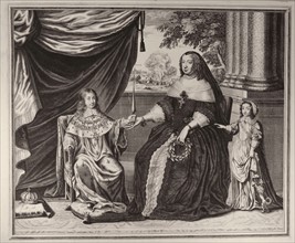 Maria Theresa of Spain and her children