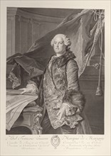 Wille, (d'après) Tocqué, Abel-François Poisson de Vandières