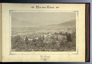 The French city of Aix-les-Bains: general view