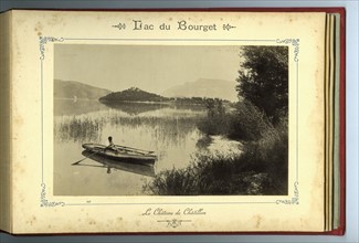 Le château de Châtillon surplombant le lac du Bourget