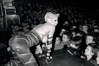 The Plasmatics performing in Hamburg, 1981