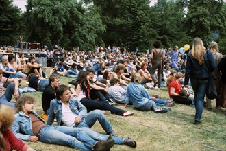 Music festival in East Berlin, 1982
