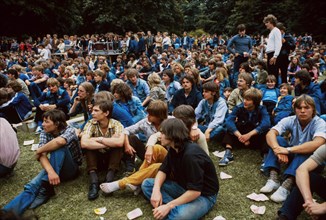 Music festival in East Berlin, 1982