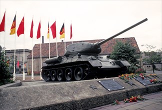 Char du Premier front ukrainien exposé à Dresde, 1982
