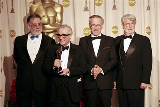 Francis Ford Coppola, Martin Scorsese, Steven Spielberg and George Lucas, February 25, 2007
