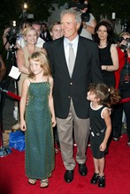 Clint Eastwood et ses filles Francesca et Morgan