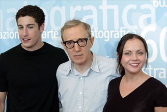 Woody Allen and actors from the film 'Anything Else'
