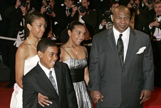 Mike Tyson and his family