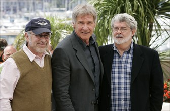 Steven Spielberg, Harrison Ford and George Lucas