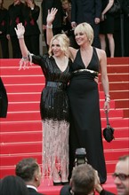 Madonna et Sharon Stone, 21 mai 2008