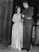 Mariage de Shirley Temple avec John Agar