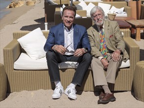 Arnold Schwarzenegger et Jean-Michel Cousteau, Festival de Cannes 2017