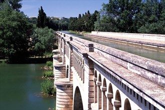 Béziers, canal-bridge