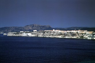 View of the the Accore and Bonifacio coast, Mont de la Trinité