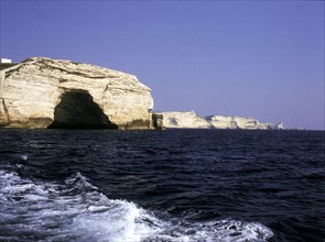 Côte entre le phare de la Madonette et l'île de Fazzio
