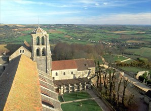 View from the Saint-Michel tower towards the East