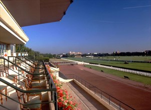Saint-Cloud Racecourse and grandstand