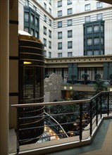 HOTEL RADISSON, COUR INTERIEURE, BRUXELLES, BELGIQUE