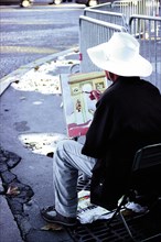 Paris, a street painter