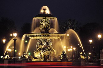 Fountain, illumination