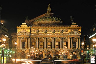 Opéra Garnier la nuit, Paris