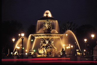 Fountain, illumination