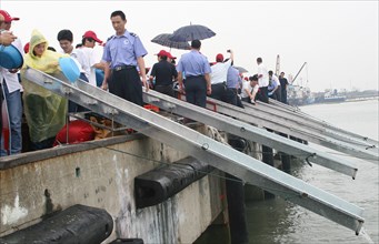Chine: festival de relacher les alvins dans la mer