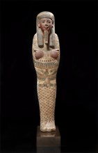 Egyptian wood polychrome Ptah-Sokar-Osiris