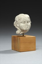 Egyptian head from a statuette figuring Harpocrates