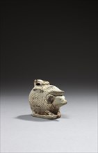 Egyptian aryballos in the shape of a hedgehog