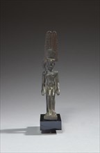 Egyptian statuette figuring the god Harpocrates