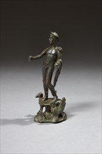 Gallo Roman statuette of the naked god Mercury