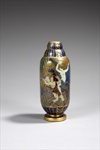 Auguste Heiligenstein (1891-1976), France
Rare baluster vase on a pedestal, decorated with