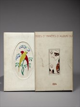 Mode et Manières d’Aujourd’hui (1914)
Ecole de Paris
Livre sur papier Japon, deux sonnets et