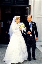 16/06/1991. MARIAGE K.E.ZU LEININGEN + G.VON THYSSEN