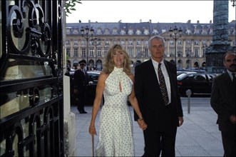 17/05/1994. PARIS: TED TURNER ET JANE FONDA