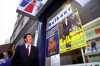15/06/1995. MUNICIPALES: PATRICK BALKANY A LEVALLOIS PERRET