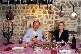 00/07/1996. MICHEL MONTIGNAC ET SA FEMME SUZY       AU DOMAINE DU MOULIN   *EXCLUSIF*