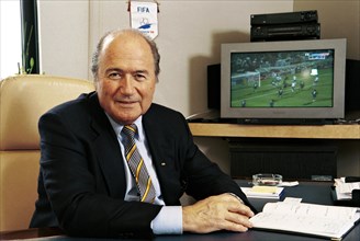 00/09/1998. JOSEPH BLATTER, PRESIDENT DE LA FIFA