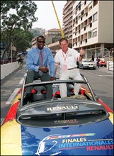 06/03/2000. People at the formula one grand prix in Monaco.