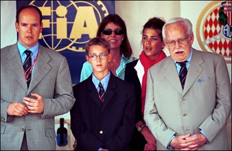 06/04/2000. The family of Monaco at the formula one grand prix of Monaco.
