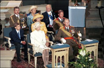 06/23/2000. Royal mass during the national day in Luxemburg.