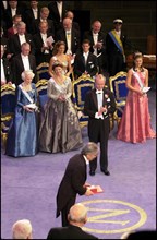 12/10/2000. Sweden Royal Family at the Nobel Ceremony.