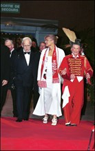 01/23/2001. The Monaco Circus Festival: prize ceremony.