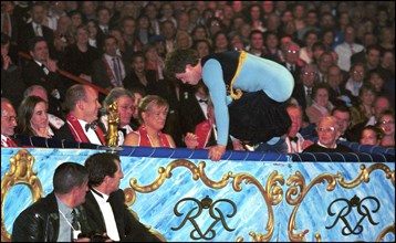 01/23/2001. The Monaco Circus Festival: prize ceremony.